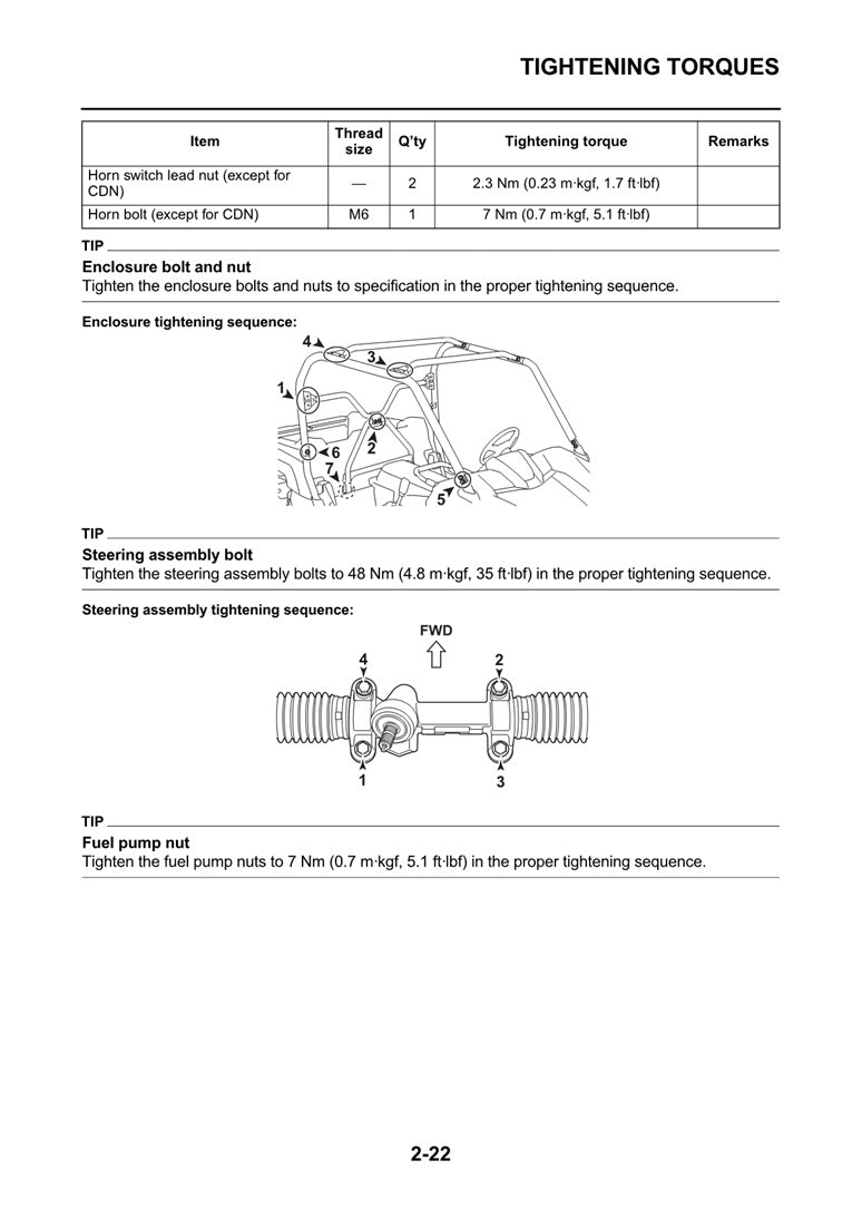 2016-2018 Yamaha Wolverine 700 YX70 YXE700 SxS Service Manual
