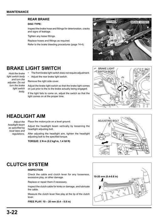 2016on Honda Hornet CB160R CB 160R Service Manual