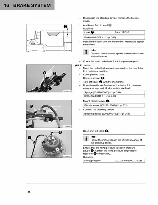 2016 Husqvarna FE 450 FE450 Service Manual