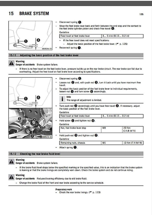 2016 KTM 150 SX 150SX Service Manual