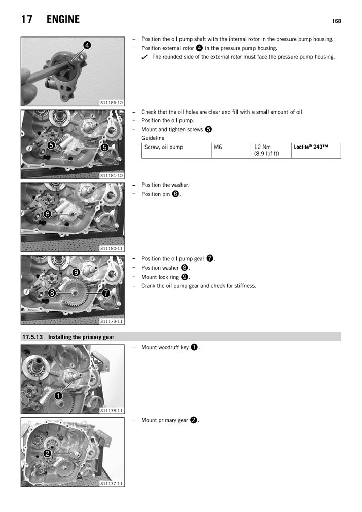 2016 onwards KTM RC250 RC 250 Service Manual