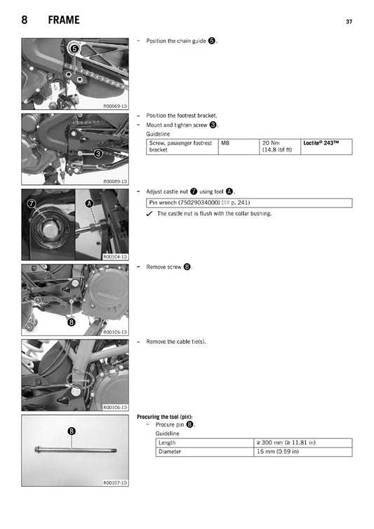 2016 onwards KTM RC250 RC 250 Service Manual