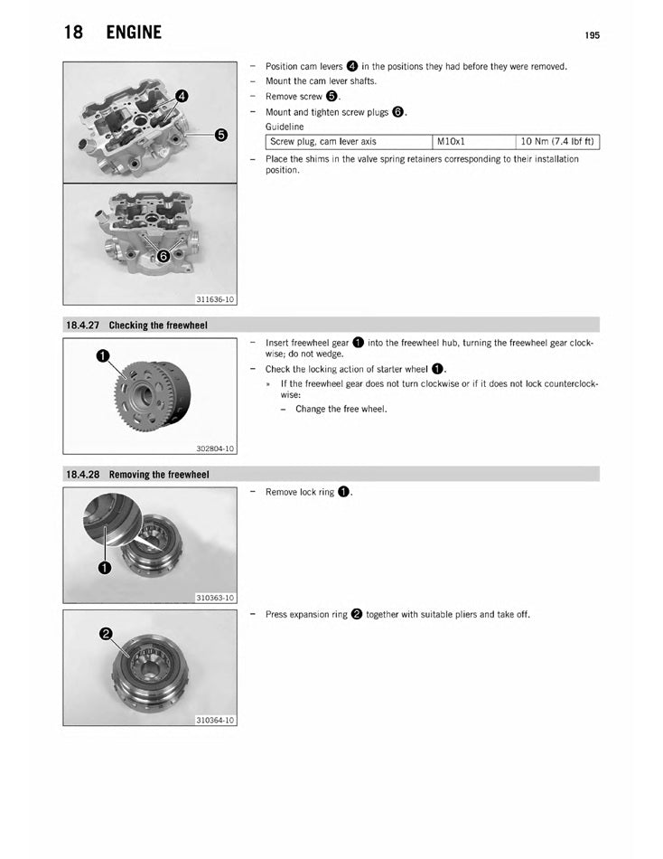 2017-2018 KTM 350 EXCF EXC-F Service Manual