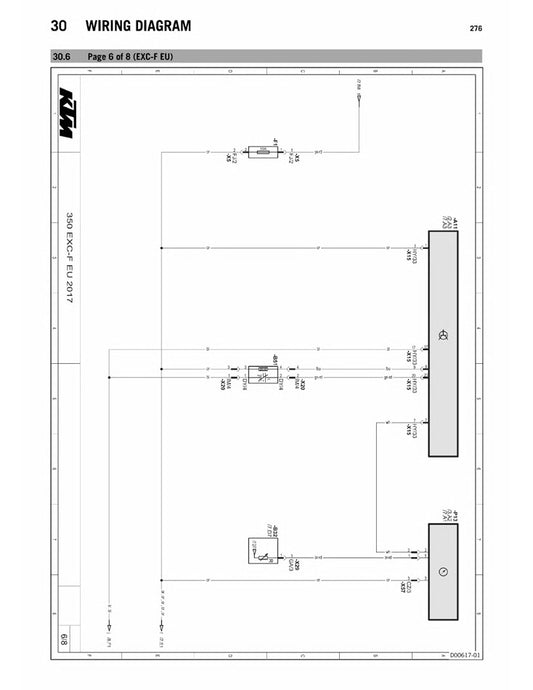 2017-2018 KTM 350 EXCF EXC-F Service Manual