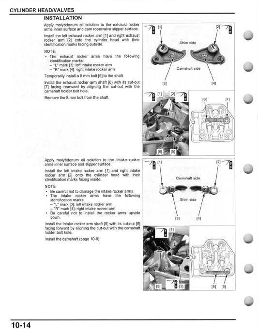 2017-2018 Honda CRF 450 CRF450R Service Manual