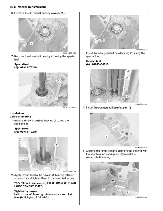 2017 to 2025 Suzuki GSXR1000R GSX-R 1000 R Service Manual