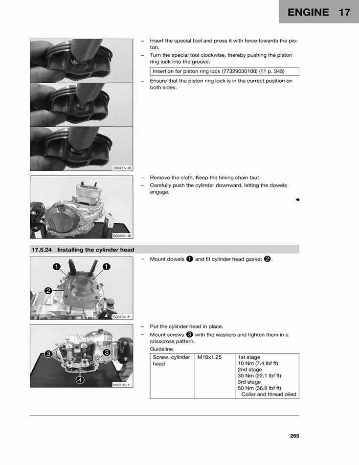 2017 Husqvarna FC 450 FC450 Service Manual
