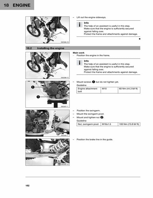 2017 Husqvarna FE 250 FE250 Service Manual