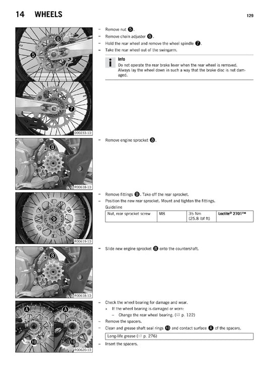 2017 KTM 250 XCF XC-F Service Manual