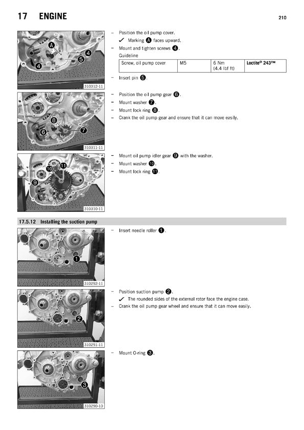2017 KTM 250 XCF XC-F Service Manual