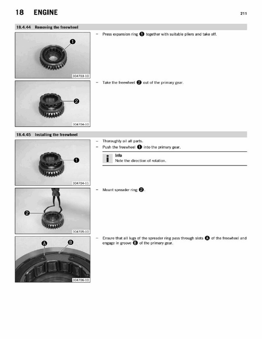2017 KTM 450 EXCF EXC-F Service Manual