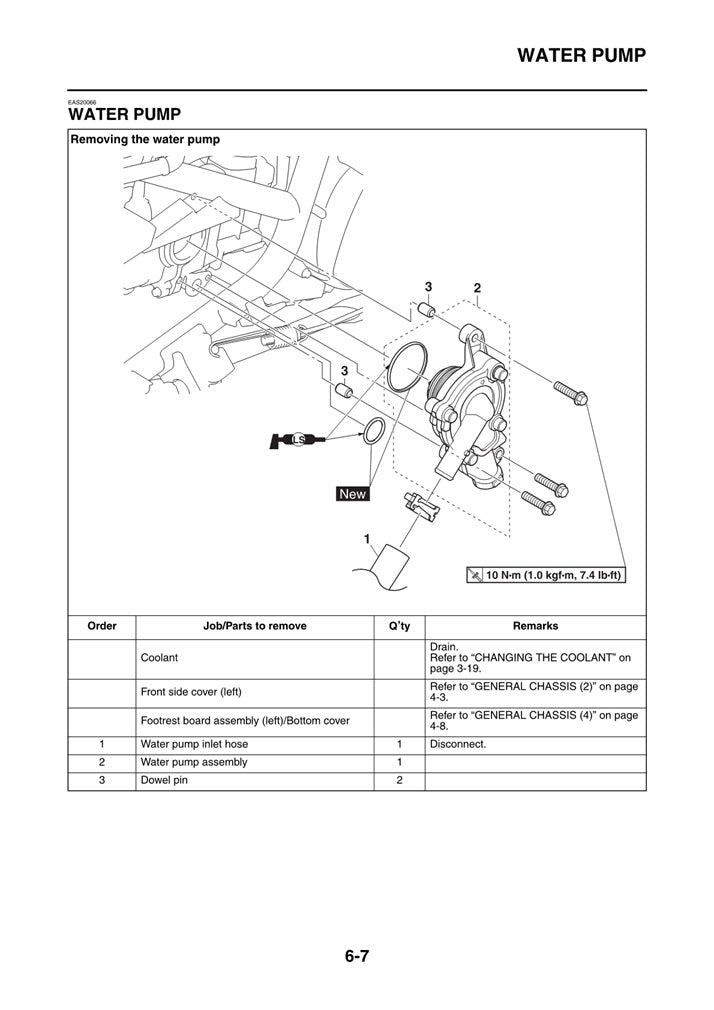 2010-2017 Yamaha YP125R Xmax Scooter Servicehandbuch