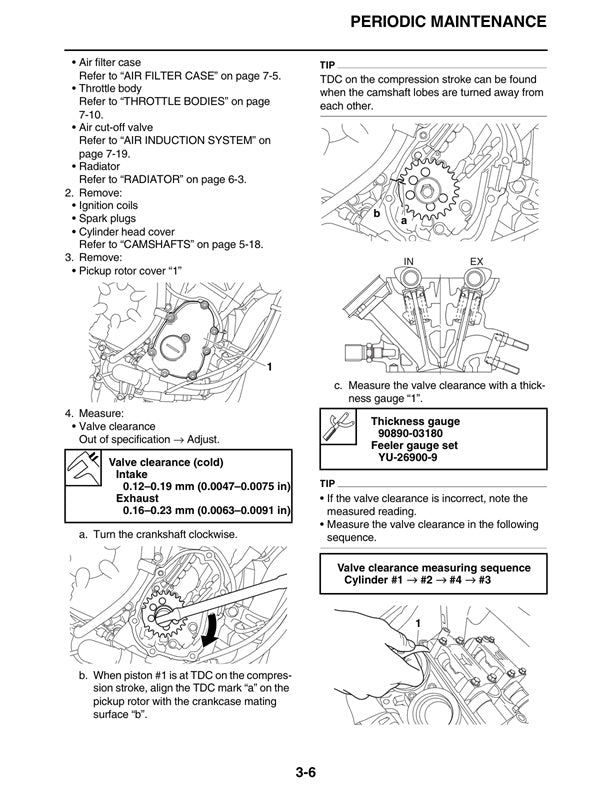 2017 onwards Yamaha YZF-R6 R6 Service Manual