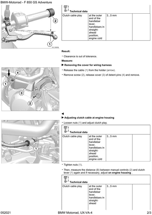 2018 to 2023 BMW F850 GS Adventure K82 Service Manual