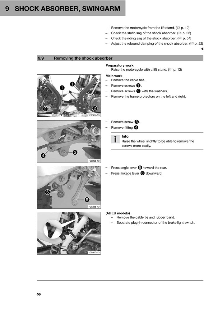 2018 Husqvarna TE 250 TE250 TE250i Service Manual