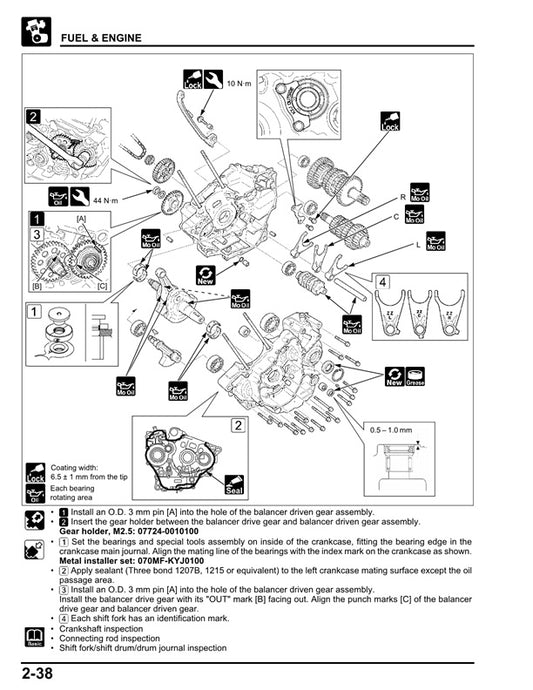 2018 Onwards Honda CB300R CB300F CB300FN Service Manual