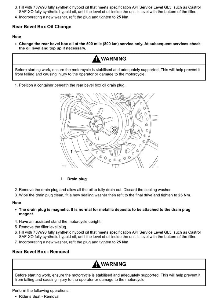 2018-2023 Triumph Tiger Explorer XC XCX 1200 Service Manual