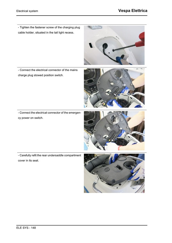 2018on Vespa Elettrica Scooter Service Manual