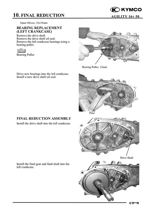 2022ON KYMCO Agility 16+ 16PLUS 50i Euro5 Scooter Service Manual