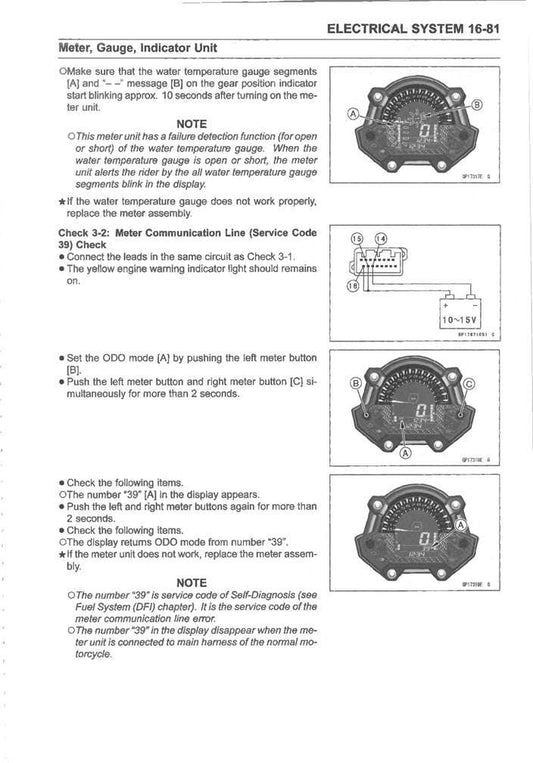 2019 to 2025 Kawasaki Z400 ER400 Service Manual