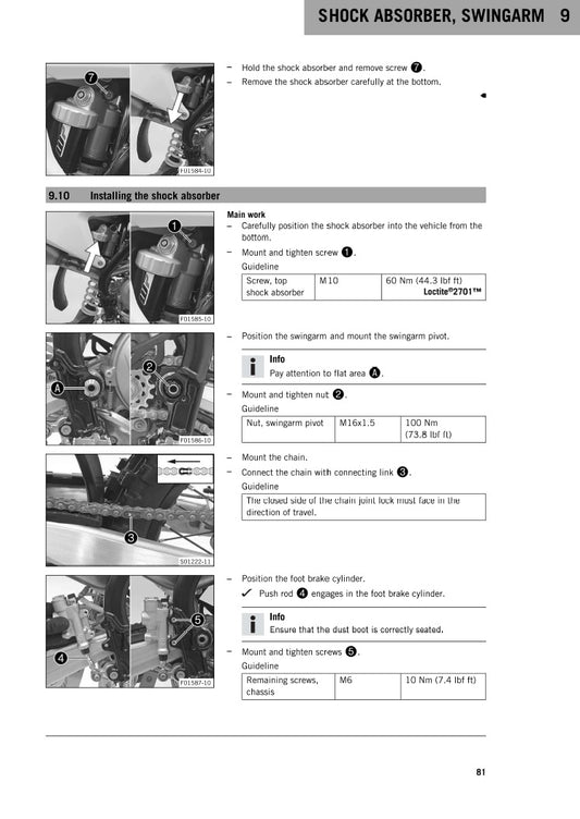 2019-2021 KTM 350 SXF SX-F Service Manual