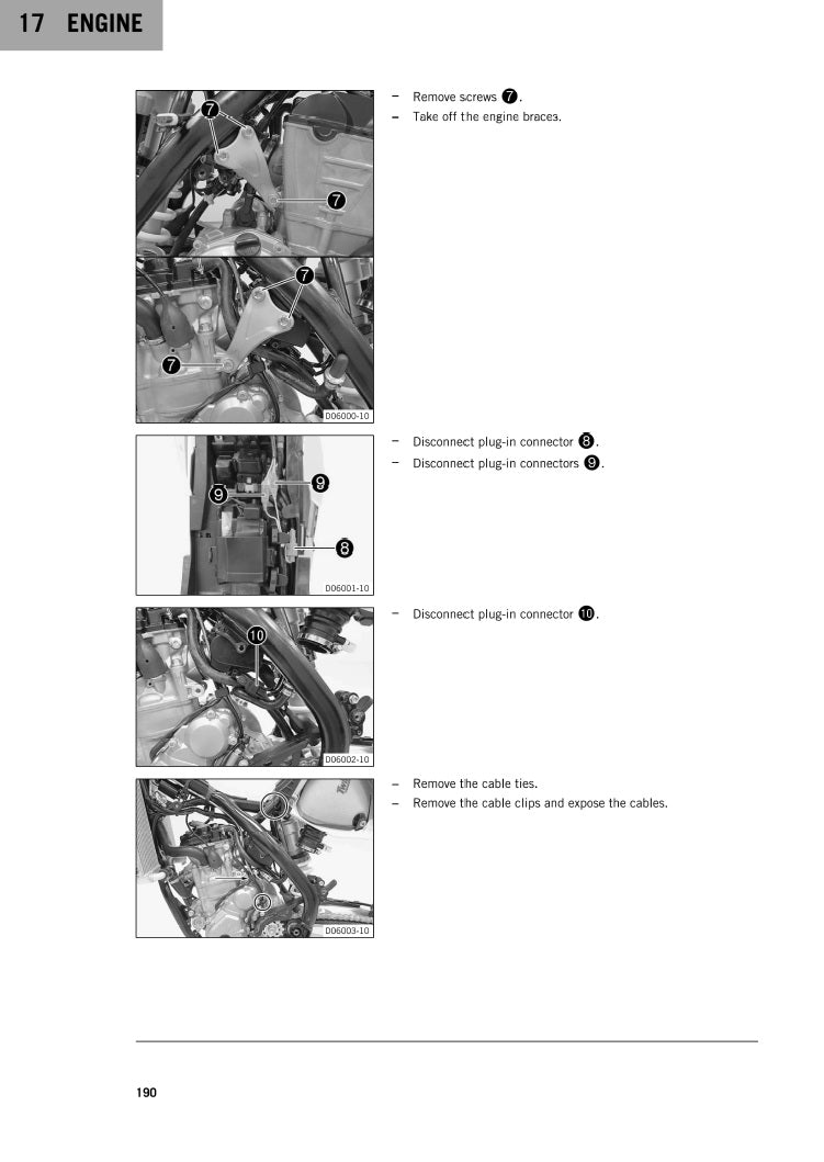 2019-2021 KTM 350 XCF XC-F Service Manual