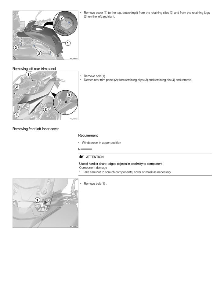 2020-2023 BMW S1000XR Service Manual