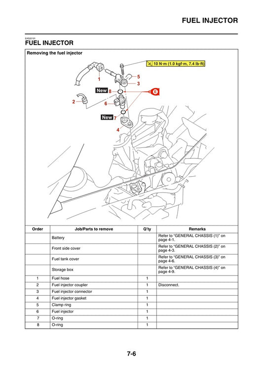 2020-2023 Yamaha NMAX GDP 155 Scooter Service Manual