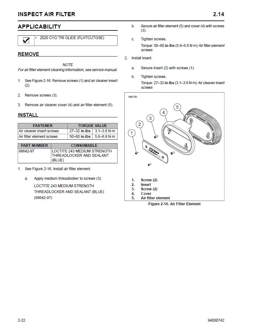 2020 Harley Davidson FLRT FreeWheeler Trike Service Manual