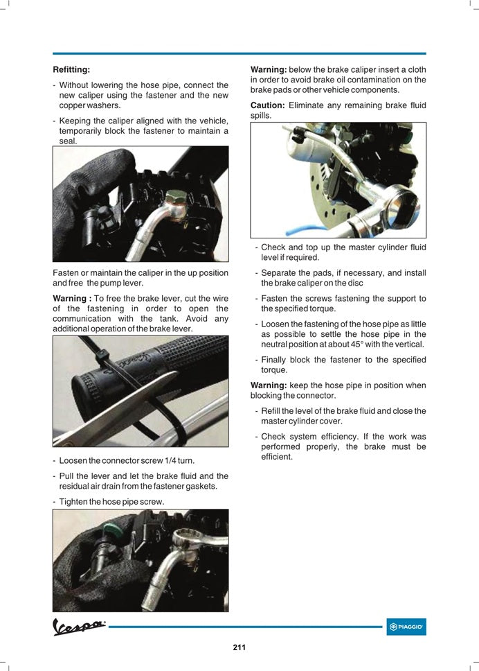2020-2026 Vespa Elegante 150 150cc Scooter Service Manual