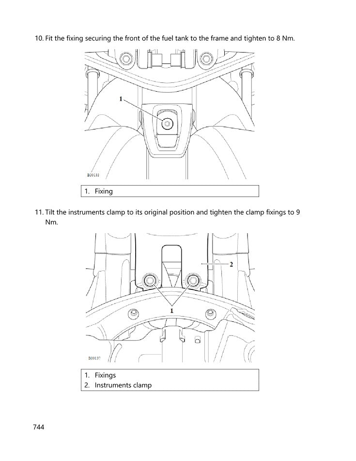 2020-2024 Triumph Rocket III R Triple Cruiser Service Manual