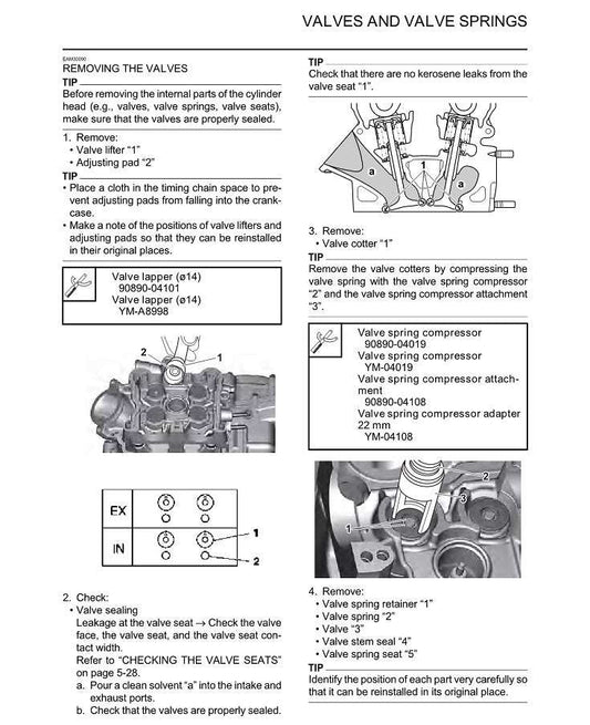 2024-2025 Yamaha WR450F Enduro Service Manual