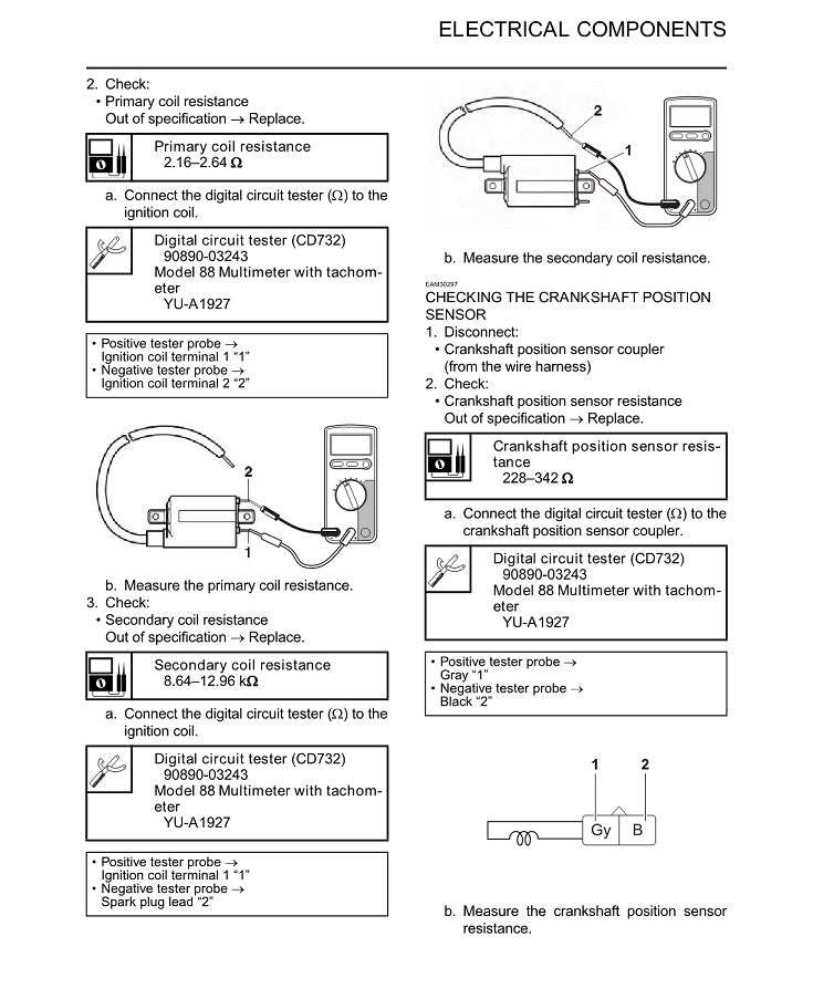 2024-2025 Yamaha WR450F Enduro Service Manual
