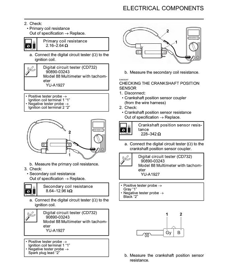 2021-2023 Yamaha WR450F Enduro Service Manual