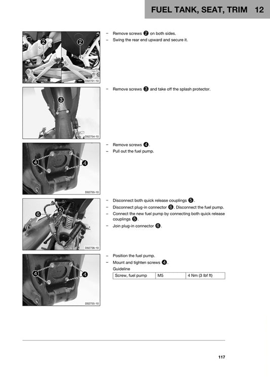 2021-2024 Husqvarna 701 Enduro Service Manual