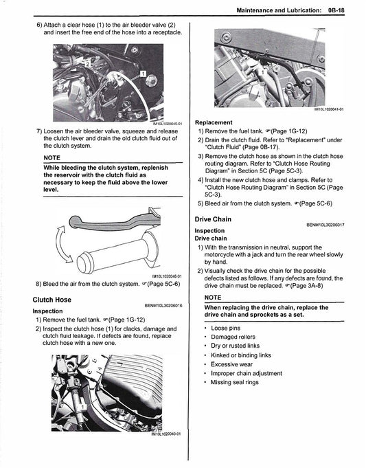 2021-2024 Suzuki GSX1300R GSX-R 1300 Gen3 Hayabusa Manual