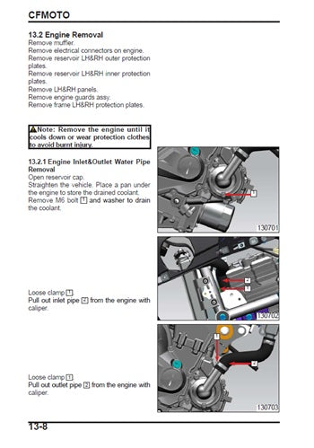 2022-2023 CFMoto 400NK 400 NK Service Manual