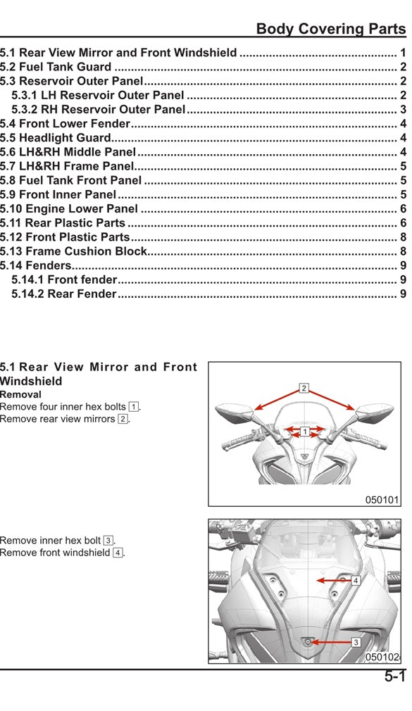 2022-2023 CFMoto 300SS 300 SS Service Manual