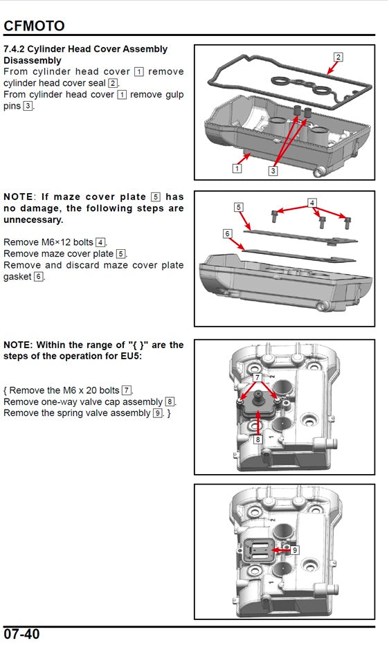 2023-2025 CFMoto 450SS 450 SS Service Manual