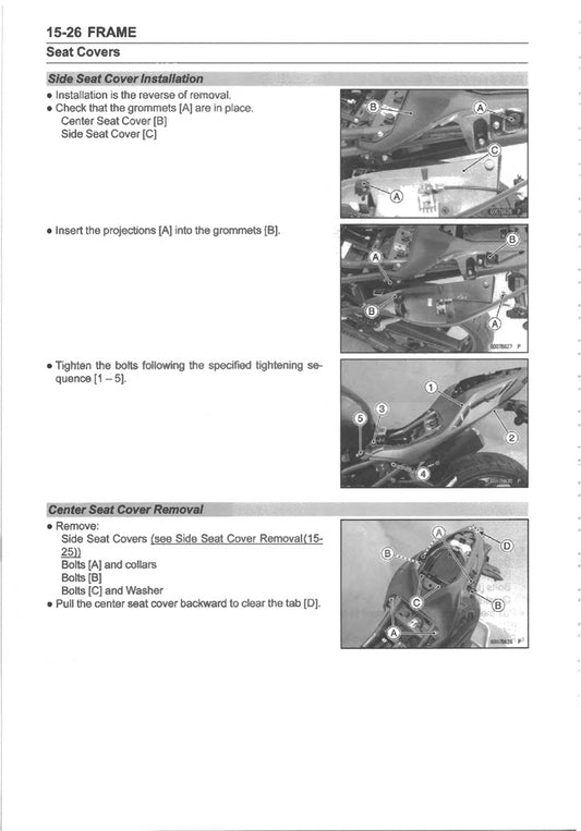 2024 to 2025 Kawasaki Z500 ER500 Service Manual