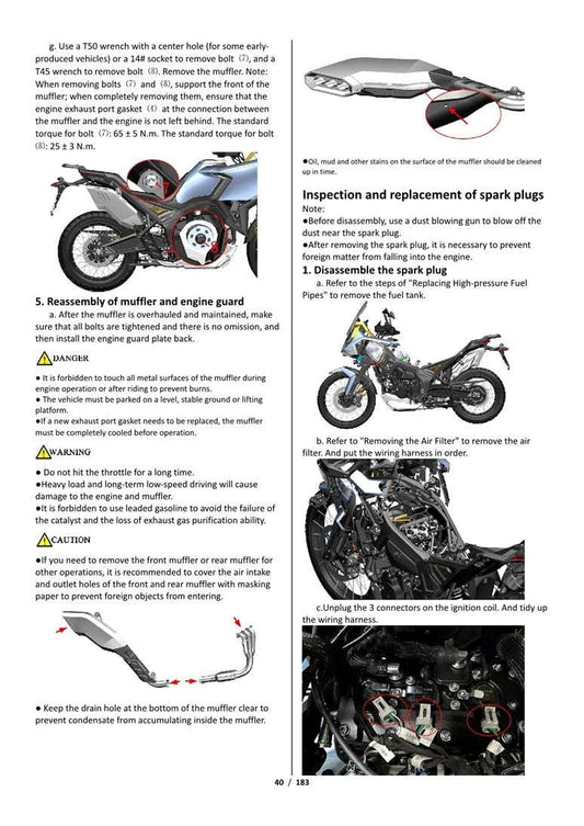 2024-2026 Zontes ZT703F ZT703-F Service Manual