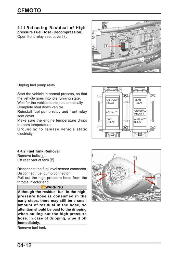 2024 CFMoto 450 SS Service Manual