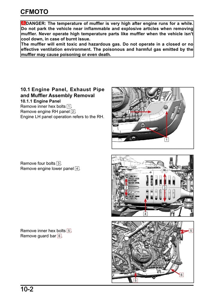 2024on CFMoto 450MT MT 450 IBEX Service Manual