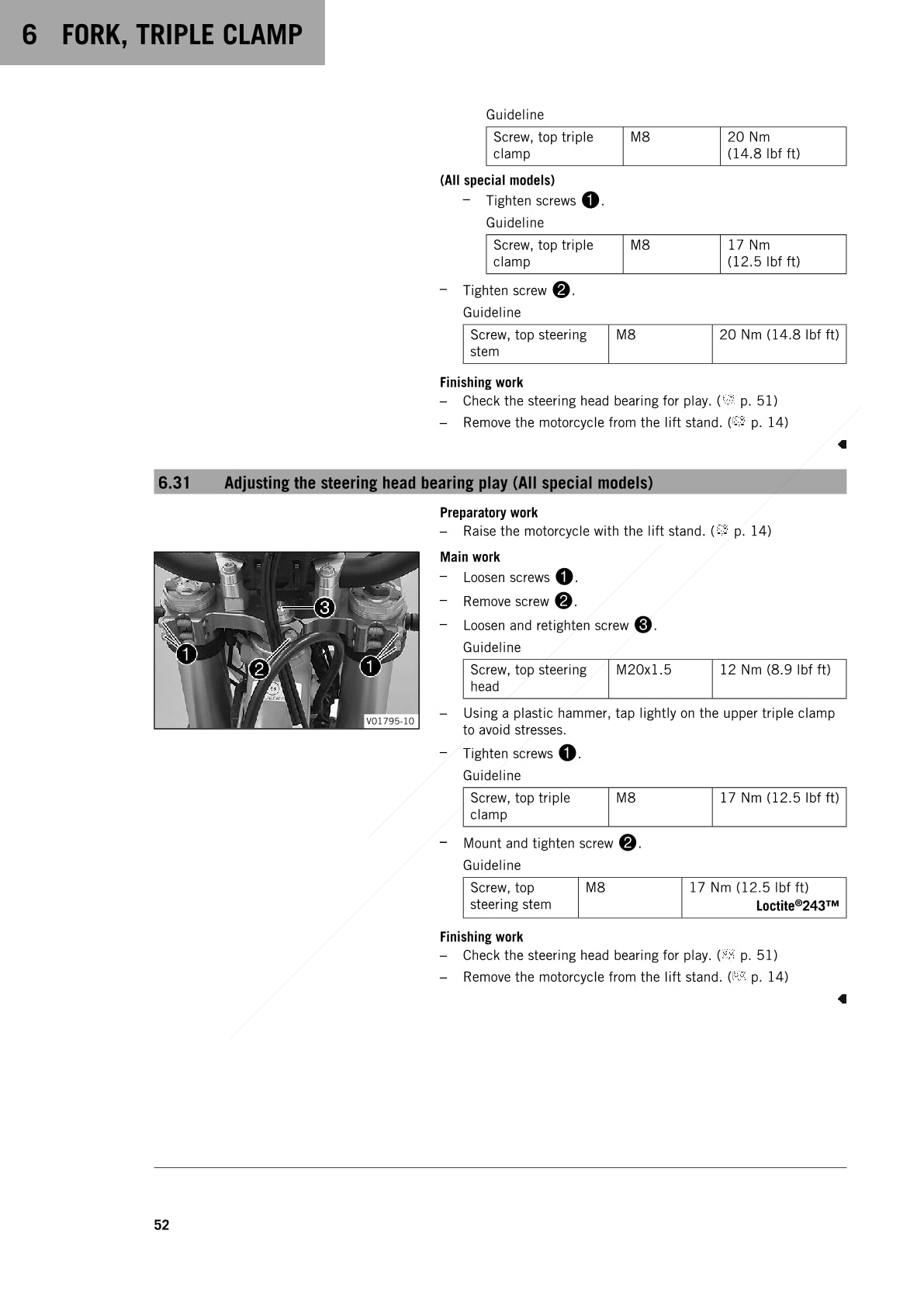 2024 KTM 350 XWF XW-F Service Manual