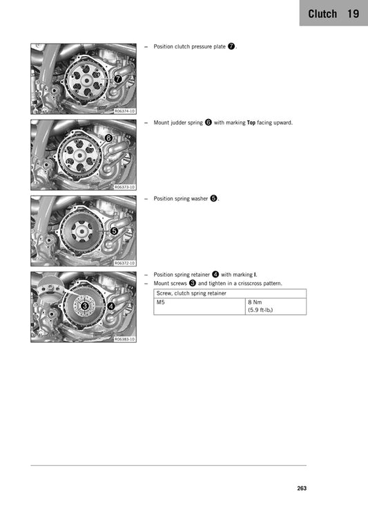 2025-2026 KTM 500 EXCF EXC-F Service Manual