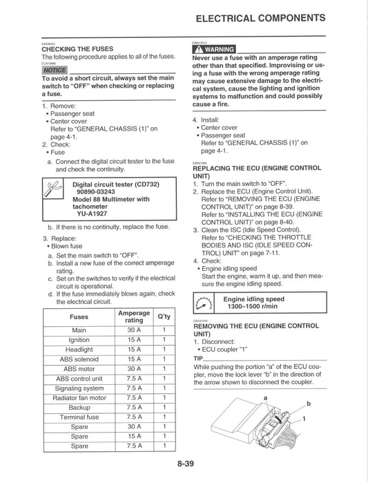 2025-2026 Yamaha YZF-R3 R3 Service Manual