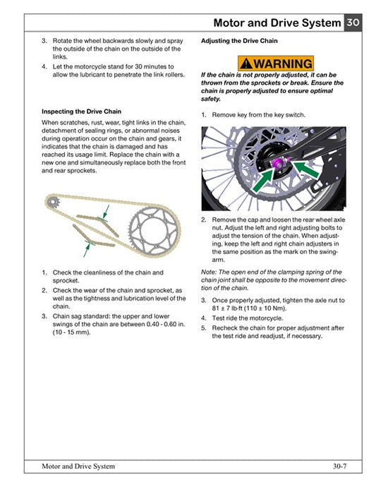 2026 Zero XB Service Manual