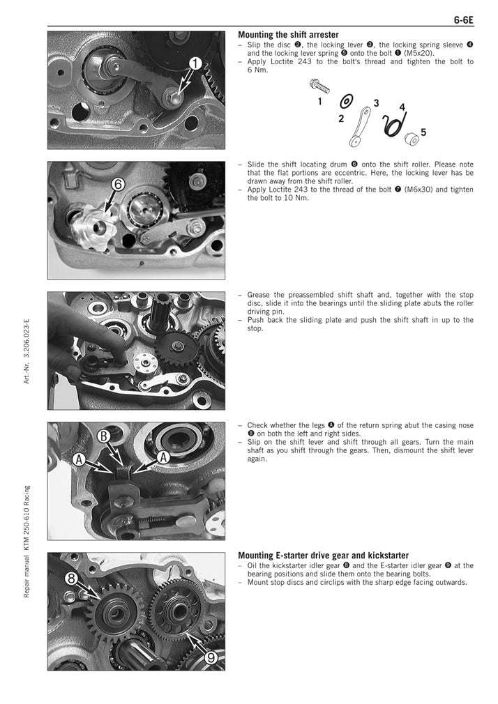 2004-2007 KTM 450SX 450 SX Service Manual