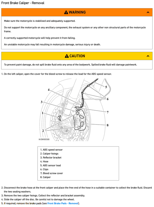 2023-2024 Triumph Street Triple RS 765 Moto2 Service Manual