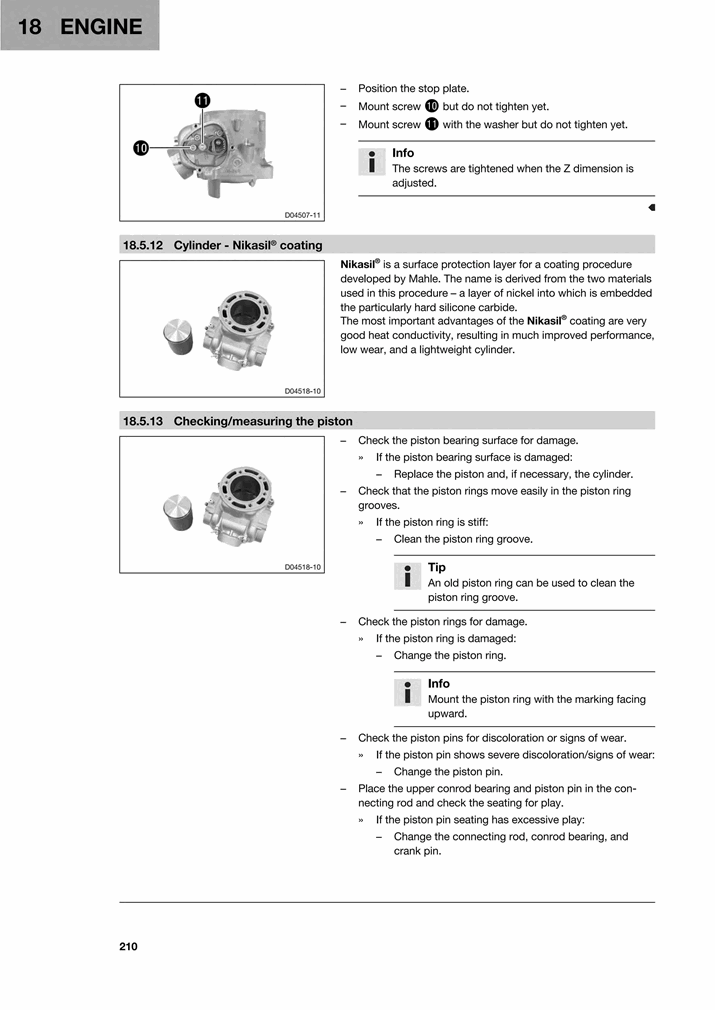 2019 Husqvarna TE 250 TE250 TE250i Service Manual